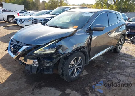 2021 Nissan Murano S Intelligent Awd from USA, damaged, VIN 5N1AZ2ASXMC133385